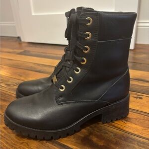 TCX Women’s Black Leather Motorcycle Boots, Lady Smoke WP size 8